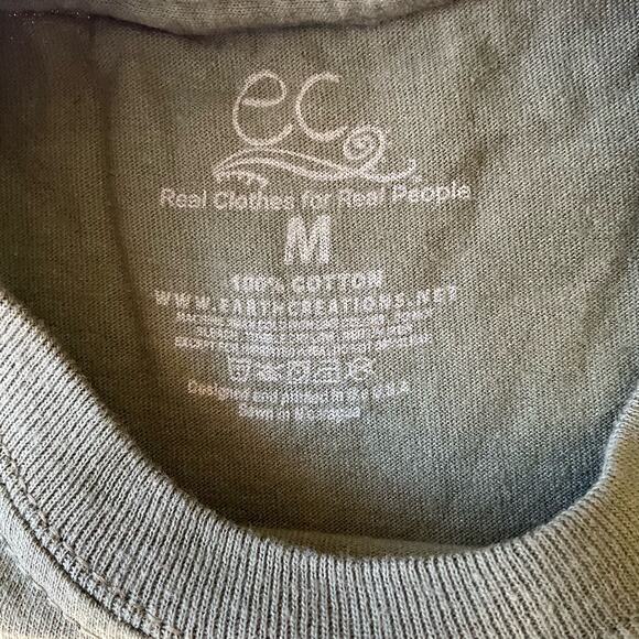 EC Men’s Short Sleeve T-shirt size M, Green, Forest Print - Picture 6 of 7